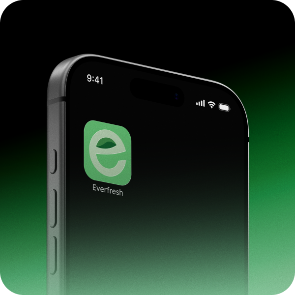 Everfresh app icon on an iPhone home screen