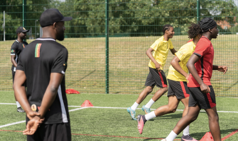 Volta coach observing a training session